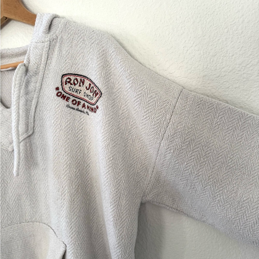 Vintage Y2K Ron Jon Surf Shop One Of A Kind Cocoa Beach Knit Hoodie Pullover, Lg - Picture 7 of 16